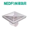 Ventilador de Techo Integrado Green Island Wind con Soporte de Aluminio para Baño, Cocina, Extracción de Aire Fresco 300*300mm