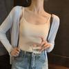 Selección estricta de top de tirantes con base para almohadilla en el pecho camisola para mujer nueva prenda exterior de una pieza hermoso diseño de espalda sujetador ropa interior verano