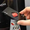 Abridor de Garrafa de Cerveja Ás de Espadas Carta de Baralho Abridor de Cerveja de Aço Inoxidável Ímã de Geladeira Personalizado