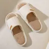 Chinelos de Linho para Quatro Estações para Uso Interno, Novos Antiderrapantes, Absorventes de Suor, Silenciosos, de Tecido de Algodão e Linho, para Convidados, Primavera e Verão