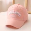 Gorra de béisbol súper versátil sombrero con letra bordada para hombre y mujer gorra con visera para primavera y otoño gorro infantil nuevo simple casual
