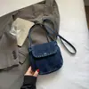 Bolso de Mezclilla para Mujer 2025 Nuevo de Moda Versátil Bolso de Hombro Nicho Súper Popular Bolso Cruzado para el Trabajo