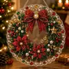 Pintura de Diamante 5D Árvore de Natal Cruzada Pingente Acrílico Presente de Natal Venda Direta da Fábrica