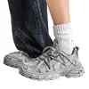 Tênis dad da moda e estilosos para homens, tênis esportivos juvenis de outono, com malha respirável, biqueira larga, sola grossa, versátil, para uso casual ao ar livre