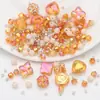 Paquete de Materiales DIY Flor de la Suerte Pulsera Cadena para Teléfono Móvil Pinza para el Cabello Pulsera Cadena para Teléfono Móvil Hecho a Mano Vidrio de Cristal Cuentas Sueltas Cuentas