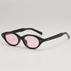Gafas Nerd de Montura Pequeña Ovalada 2025 Nuevas Gafas de Sol Lindas para Mujer con Protección Solar Anti-UV