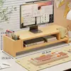 Soporte de altura ajustable para computadora, soporte de escritorio para monitor de oficina con cajón, estante de almacenamiento de escritorio, organizador de escritorio de oficina