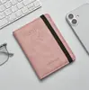 Bolsa de Pasaporte de Cuero PU Amazon Transfronterizo Rfid Ranura para Múltiples Tarjetas Cubierta Multifunción para Pasaporte y Documentos Cubierta de Pasaporte