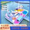 Castelo aquático inflável Ilha flutuante Trampolim trampolim aquático Nuvem grande escorregador ponto panorâmico Parque aquático infantil móvel Fabricante