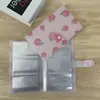 Álbum de cartões multicamadas transparente para atacado, álbum de cartões de visita tipo botão com 4 grades, álbum de armazenamento de cartões de fotos de celebridades, álbum de fotos Polaroid