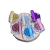 Polvo de espejo mágico láser transfronterizo polvo para uñas polvo para uñas resistente al derretimiento polvo dorado y plateado navideño polvo colorido suministro de joyería para uñas