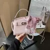 Bolso de Mano Cuadrado Pequeño de Moda y Alta Gama 2026 Nuevo Estilo Coreano de Moda Versátil Bolso de Hombro para Viajar al Trabajo y Uso Casual Bolso Kelly