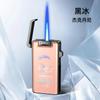 Encendedor de Inyección Directa Portátil de Moda con Patrón de Aurora Colorido de Aspecto Elegante Encendedor a Prueba de Viento de Llama Azul Regalo Venta al Por Mayor