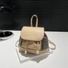 Mochila de Gran Capacidad Moda Tartán Bolso Pequeño para Mujer 2025 Nuevo Estilo Retro Occidental Otoño e Invierno Mochila Personalizada