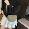 Estilo Deportivo de Nicho Moda Casual Ligero Multicompartimento Bolso Cruzado al Hombro para Mujer Ruiying Bolsa Pequeña Bolsa Tipo Concha Bolsa para Teléfono Móvil