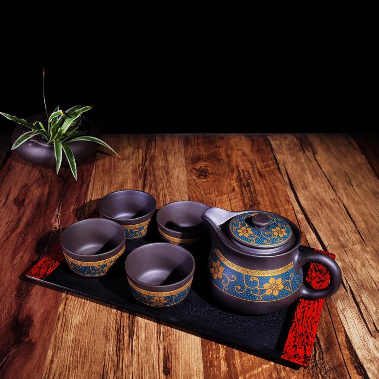 鎏金堆花茶杯100ml