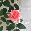 Amante de Simulação Rosa Flor Rosa Cipó Flor Artificial Cipó Cipós Flores de Seda Flores de Plástico Botões de Flor Decoração de Tubo para Casa