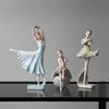 Figura de Bailarina de Ballet Cuidadosamente Seleccionada Artesanía Transfronteriza de Resina Escultura de Regalo de Navidad Estética Multifuncional Compatible