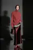 Shanghai Dan Nong Tejidos de Punto/Cachemira de Lujo Cepillado Diseño Sin Costuras Cuello Alto Tejido Cálido Color Sólido Lana Cepillada