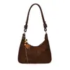 Bolsa de Ombro Nova Outono 2026 Feminina Versátil Retro Tendência Bolsa de Axila Simples Casual para o Dia a Dia Bolsa Tote Feminina