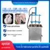 Máquina hidráulica de corte de cabeça de vaca cabeça de porco totalmente automática operada por pedal equipamento de processamento e corte de cabeça de ovelha equipamento de corte de cabeça de porco