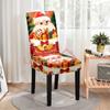 Funda de silla de Navidad nueva transfronteriza todo incluido atmósfera doméstica decorativa de dibujos animados funda de silla de comedor funda de silla a prueba de polvo al por mayor