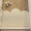 Felpudo de Entrada con Bucles de Seda, Felpudo Estilo Crema para Recibidor, Vestíbulo y Alfombra de Entrada, Personalizable, Resistente a la Suciedad, Antideslizante