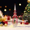 Porta lápices de Santa Claus con luz nocturna, nuevo producto transfronterizo, decoración creativa para Nochebuena, regalo para niños, venta al por mayor