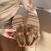 Zapatos Planos Franceses Retro Tejidos Transpirables de Corte Bajo Individuales 2026 Nuevo Verano Versátiles Estilo Étnico Zapatos Mary Jane