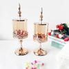 Jarra de armazenamento de vidro de cristal de luxo com tampa estilo europeu estilo americano sala de estar mesa de centro renda pote de doces armazenamento ornamentos decorativos