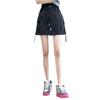 Pantalones Falda de Trabajo Antiexposición para Mujer, Estilo Delgado de Verano 2026 Nuevo, Media Falda de Secado Rápido, Cintura Alta, Holgados, de Corte A, Cortos