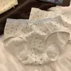 Sunny Day Secret Garden Ropa Interior Sexy para Mujer con Entrepierna Extendida, Calzones Antibacterianos 10A de Algodón Puro