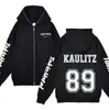 Chaqueta Tokio Hotel Suéter Bill Kaulitz Sudadera Banda de Rock Sudadera Y2k Cremallera Completa Top Moda