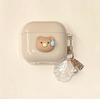 Adecuado para Estuche de Audífonos AirPods 4 Dibujo Animado DIY Colgante de Corazón Apple 4/Pro3 Pulsera Bluetooth Muñeca Estuche Suave