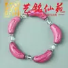 Pulsera Estilo Tubo Curvo de Sándalo Verde, Madera Arcoíris, Nuez de Anacardo, Yiming Xianyuan Pulsera para Pareja de Cuentas de Oración Estilo Minimalista Chino Creativo