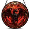 Enfeites de Vidro Colorido para Pendurar de Halloween Transfronteiriços Decorações de Janela para Todas as Estações Coletores de Sol para Jardim