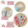 Diadema de lana tejida con tiras adhesivas, similar al estilo de Li Qin, cinta mágica para el cabello, adhesivo para flequillo, cinta mágica para usar en la ducha