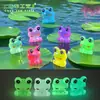 Transfronteiriço Novo Rãzinha Fofa Luminosa Partículas Fofas Paisagismo de Jardim Ornatos DIY Acessórios Pendurados Mini Estatuetas
