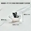 Zibo Vidrio Puro Hecho a Mano Gatito Lindo Bañera Adornos Personalizados Decoraciones de Animales de Vidrio Adornos de Estudio Regalos
