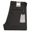 Pantalones casuales serie Z otoño e invierno para hombre, fibra reciclada Tencel grueso, tiro medio, corte recto ajustado, antiarrugas, pantalones de vestir