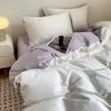 Juego de Cuatro Piezas de Seda Helada de Color Sólido para Verano 2026, Sábana y Funda de Edredón Refrigerantes Clase A, Juego de Tres Piezas para Dormitorio, Ropa de Cama para Dormir Desnudo 4
