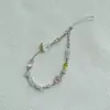 Colgante de Tulipán Cadena Fresca para Teléfono Móvil Pulsera Hecha a Mano con Cuentas Cadena Colgante para Auriculares Polaroid Cordón para Teléfono Móvil