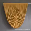 Telón de Boda de Moda con Decoración de Velos de Seda de Leche, Cabeza de Velos Semicircular, Arreglo de Escenario de Boda Estilo Coreano de Hada