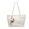 Bolso tote de cuero suave de gran capacidad para mujer, nuevo bolso de hombro para el trabajo Otoño 2026, elegante, casual y a la moda
