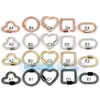R02 Acessórios para Joias DIY Cobre Puro Microincrustado com Diamantes, Fecho de Mola que Pode Ser Aberto e Fechado, Pulseira, Fecho de Colar