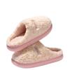 Pantuflas de Algodón Rellenas para Mujer para Otoño e Invierno para Interior del Hogar con Suela Gruesa Antideslizante con Forro Polar y Engrosadas Pantuflas de Algodón para Pareja para Hombre