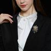 Elegante Broche de Perlas para Mujer, Joyería Estilo Fuegos Artificiales, Broche Hecho a Mano con Acabado de Lujo, Pin Versátil para Chaquetas de Traje, Accesorio de Perlas