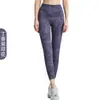 2025 Nova Chegada Calças de Yoga Cropped Estampadas Femininas Cintura Alta Levanta Bumbum Justas Elásticas Roupa Exterior Emagrecimento Calças Esportivas de Fitness