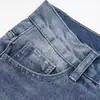 Pantalones Vaqueros Largos Casuales Sueltos con Estampado de Tinta Europea y Americana tipo Graffiti, Pantalones Casuales de Moda con Costuras para Hombres y Mujeres