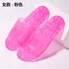 Zapatillas de cristal antideslizantes de verano para baño, ducha, hogar, pareja, sandalias de plástico de suela gruesa para interior de hotel, verano